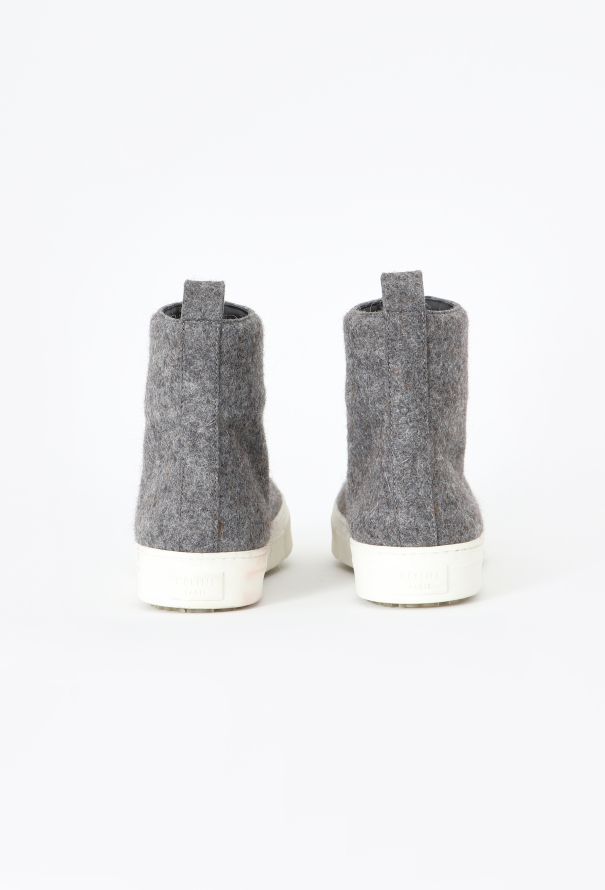 Céline F/W 2014 Felted Zip Boots - 6