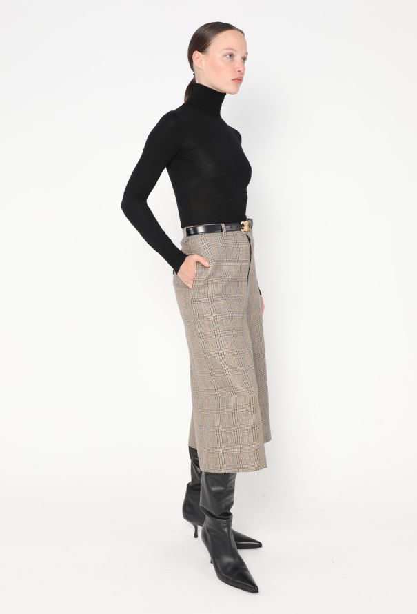 Céline 2019 Flared Prince of Wales Culottes - 3