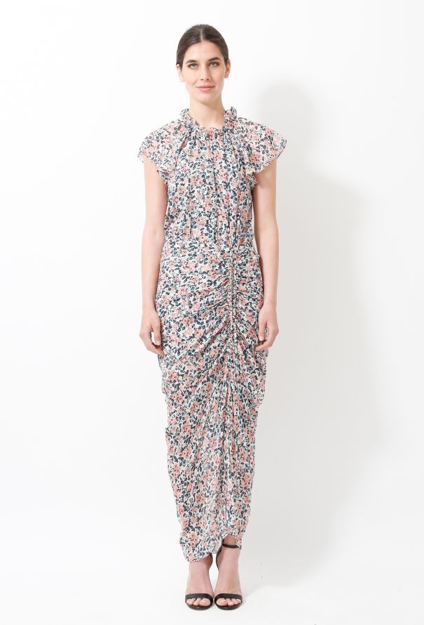 Modern Designers Veronica Beard Ruched Floral Dress - 1