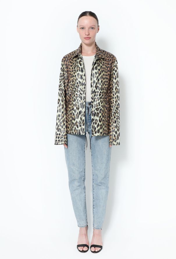 Céline 2021 Leopard Nylon Jacket - 2