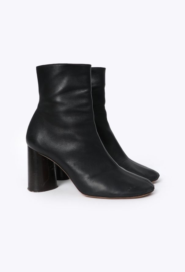 Céline Elliptic Leather Ankle Boots - S/S 2018 - 4