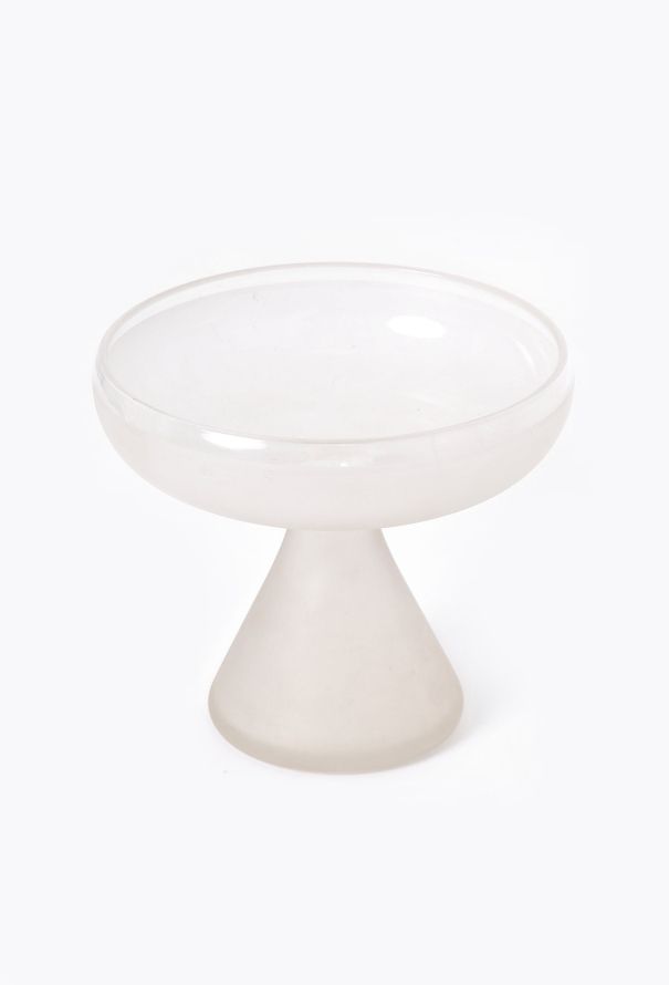 Vintage Objects & Decor 1940s Art Deco Frosted Pedestal Bowl - 2