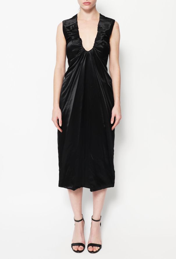 Bottega Veneta 2019 Ruched Charmeuse Dress - 2