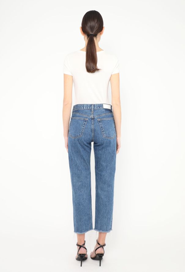 Re/Done '70s Stove Pipe' Jeans Blue dark - 4