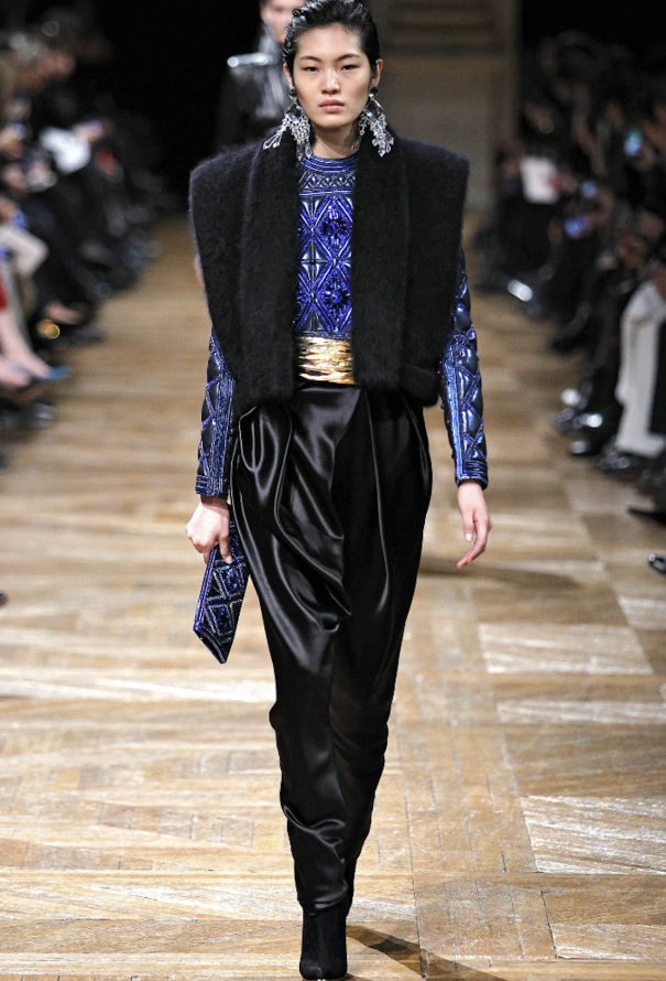 Balmain 2013 Oversized Angora Coat - 2