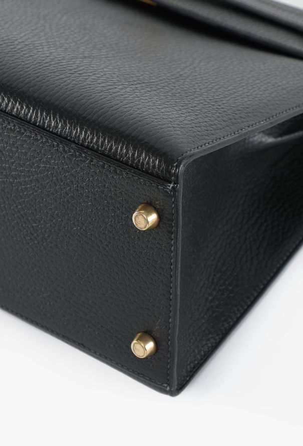 Hermès Black Ardennes Kelly Sellier 32 - 12