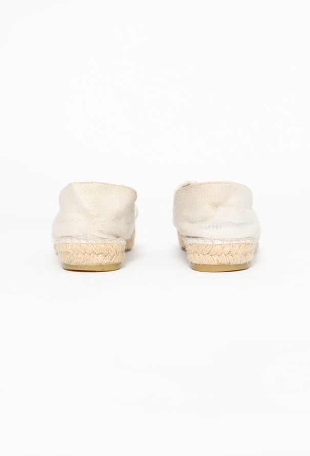 Chanel Bicolor Linen 'CC' Espadrilles - 5