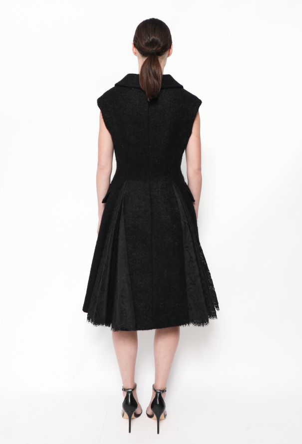 Alexander McQueen F/W 2008 Bouclé Lace Dress - 4