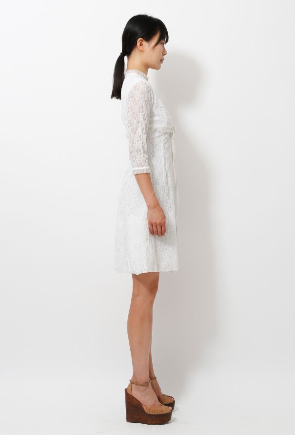 Exquisite Vintage 50s Classic Lace Dress - 3