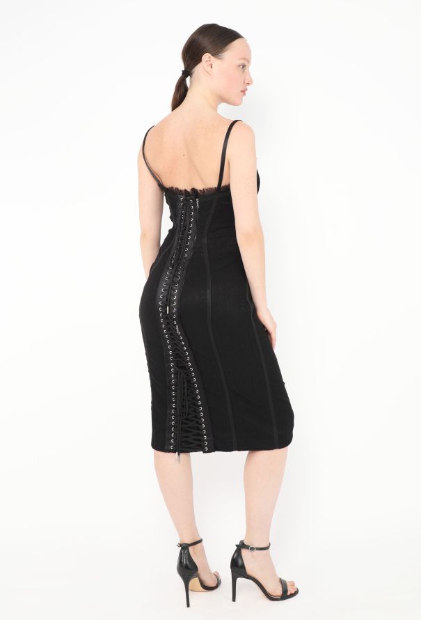 Dolce & Gabbana Late '90s Lace-up Bustier Dress - 2