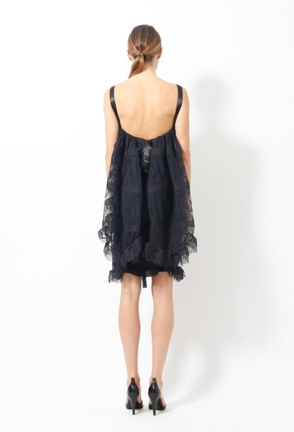 Balenciaga Lace Ruffled Dress - 4