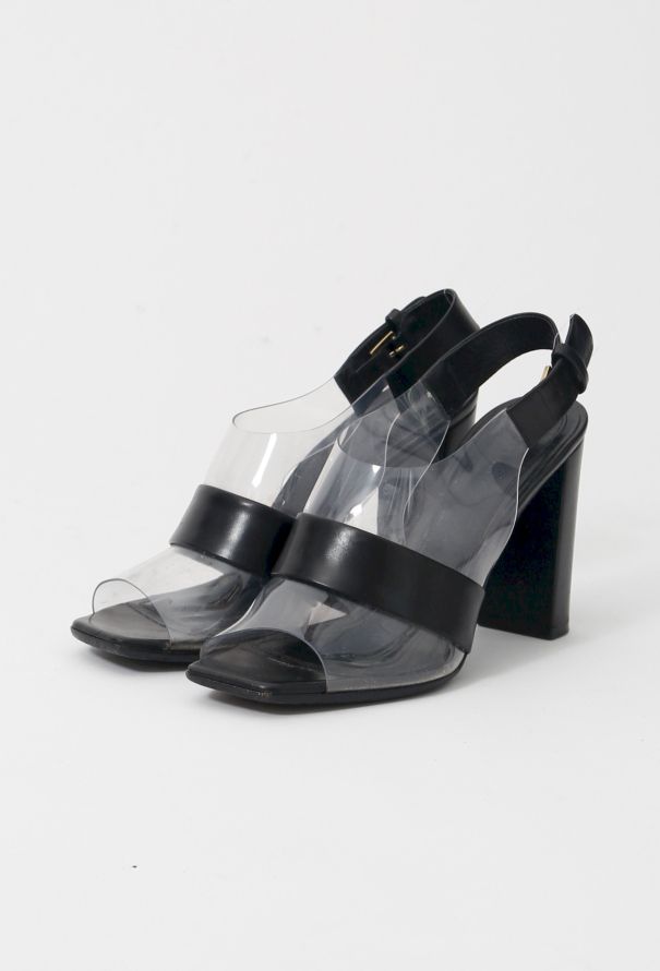 Céline Resort 2013 Transparent Slingback Sandals - 4