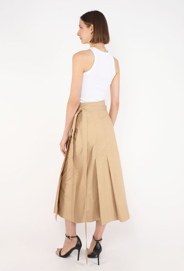 Céline Pleated Wrap Skirt, Pre-Fall 2017 - 7