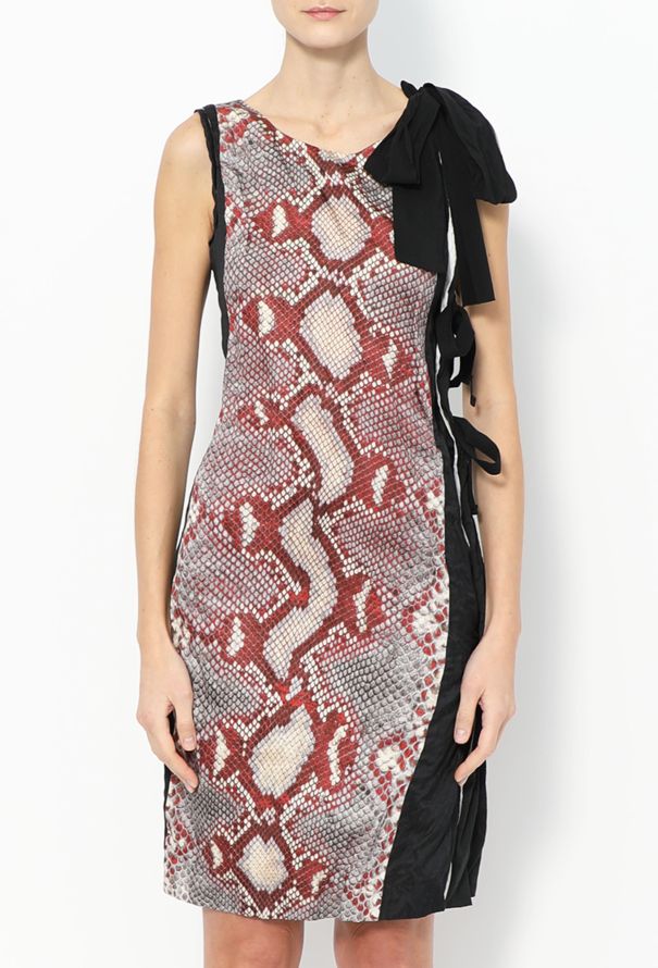 Prada Crinkled Python Print Dress, S/S 2009 - 3