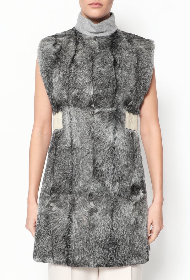 Céline Pre-Fall 2013 Fur & Cashmere Tunic - 3