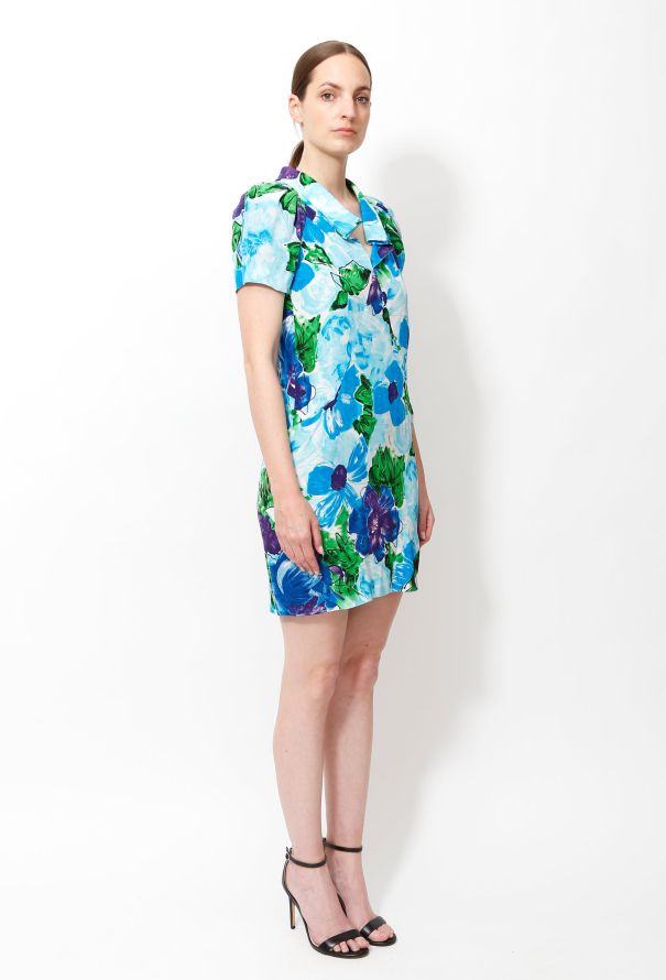 Balenciaga 2008 Floral Print Dress - 4
