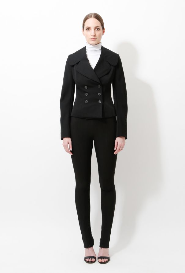 Alaïa Classic Fitted Wool Jacket - 4