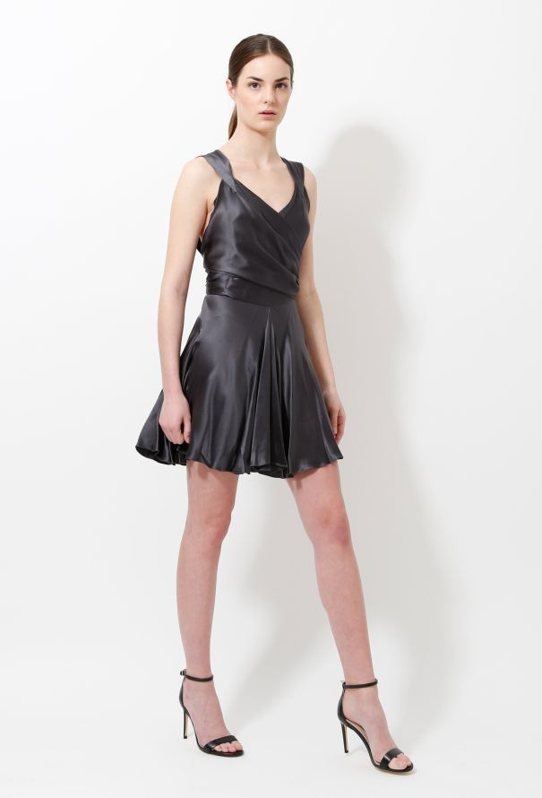 Balenciaga 2004 Satin Evening Dress - 1