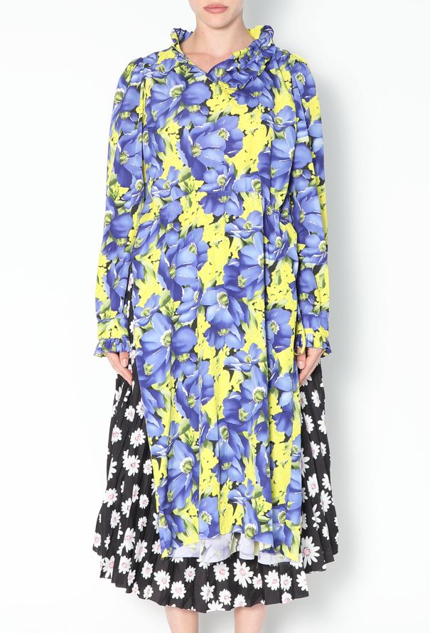 Balenciaga Resort 2018 Asymmetrical Printed Dress - 3