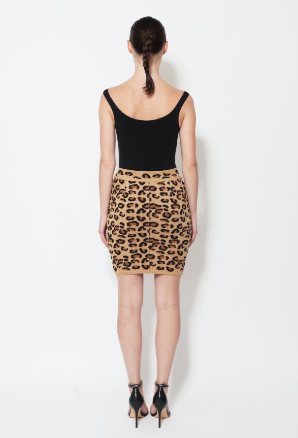 Alaïa Short Leopard Skirt – Iconic Fall 1991 Collection - 3
