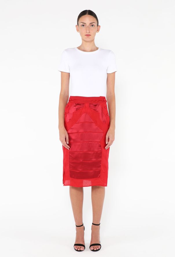 Saint Laurent ICONIC F/W 2004 Pagoda Skirt - 4