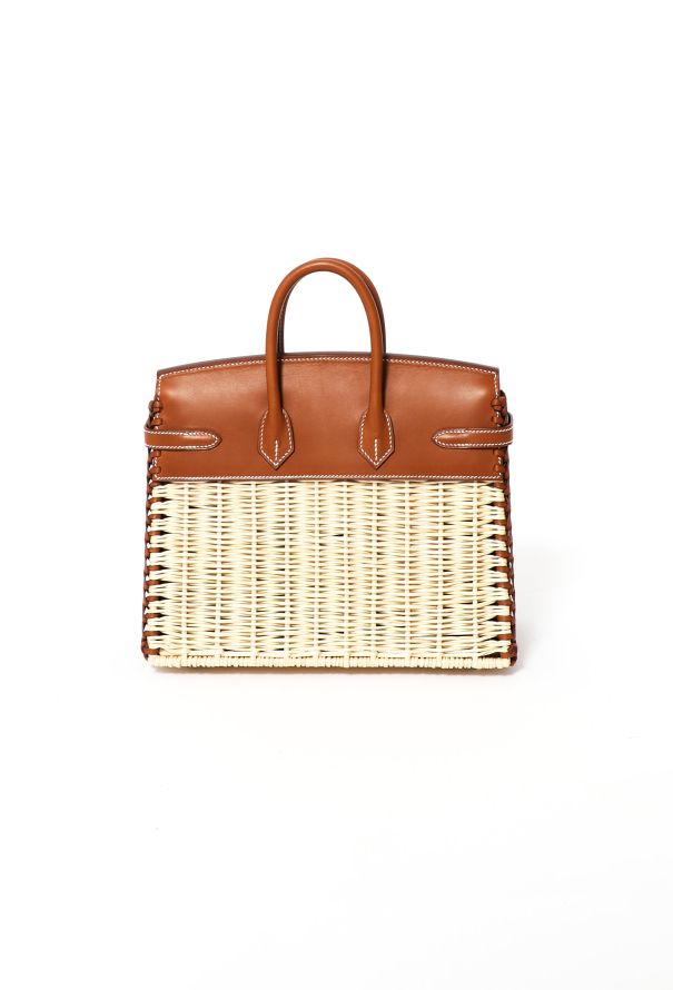 Hermès 2023 Collector Barenia & Osier Picnic Birkin 25 - 6