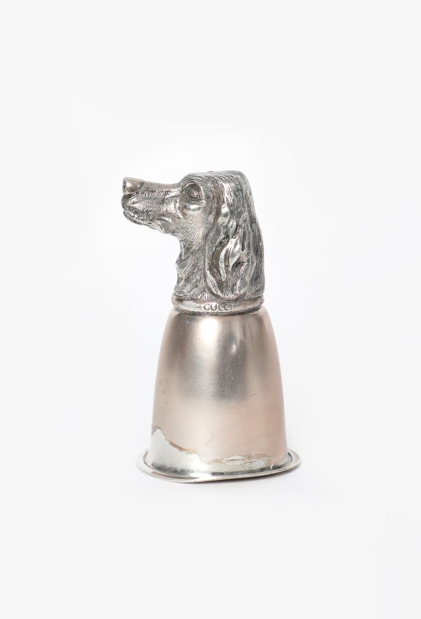 Gucci Vintage Dog-Head Sculpted Chalice – 1970s - 4