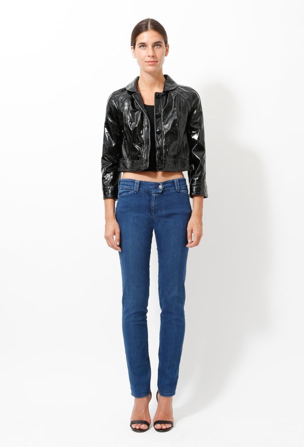 Proenza Schouler S/S 2004 Patent Leather Bolero - 1