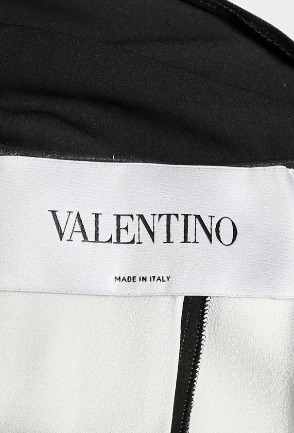 Valentino Bicolor Pleated Silk Dress - 5