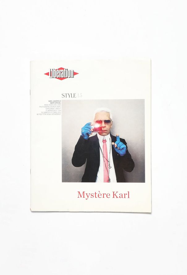 Vintage Books Libération Style Magazine #15: Mystère Karl - 1