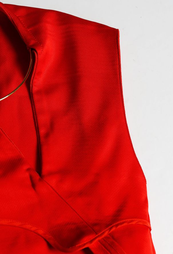 Céline Spring 2014 Scarlet Shift Dress - 7