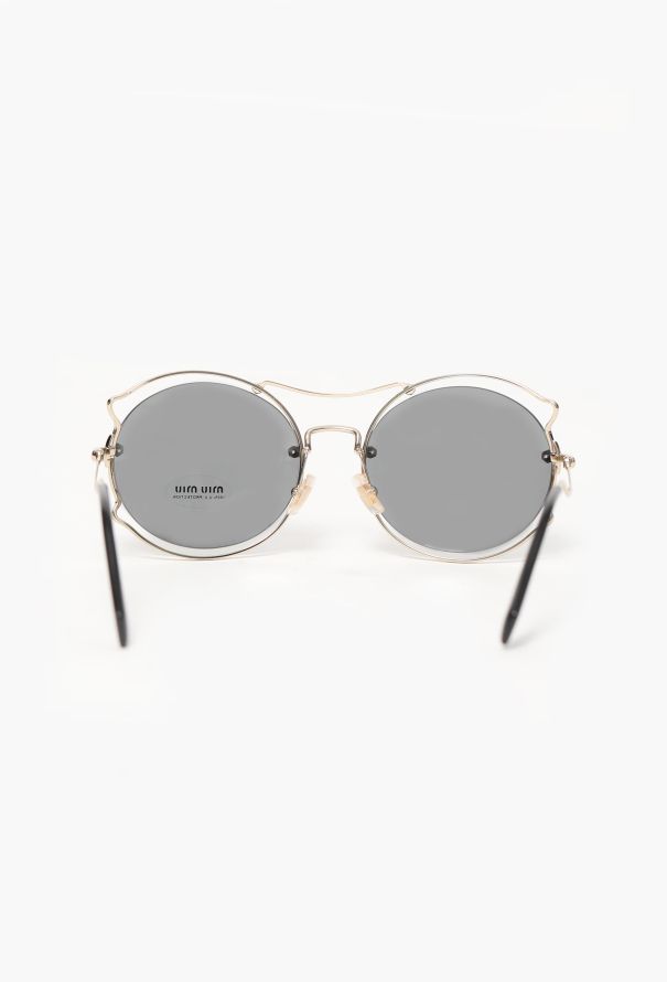 Miu Miu 2024 Butterfly Frame Sunglasses - 4