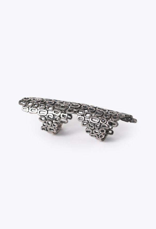 Alexander Wang x Gaia Repossi  Silver Twin Ring - 3