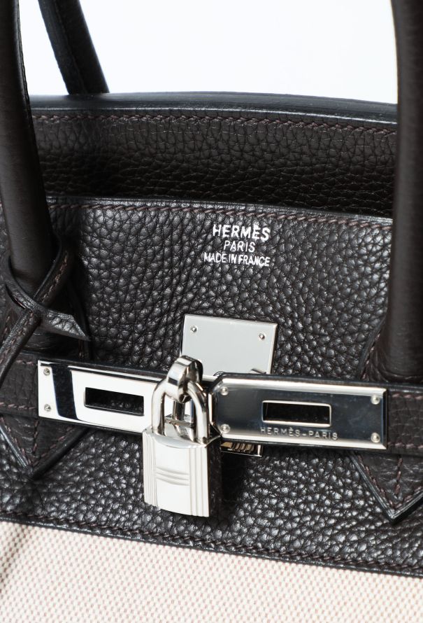 Hermès Clémence & Toile H Birkin 35 - 11