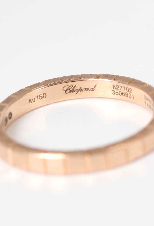 Chopard 18k Rose Gold Ice Cube Ring - 6