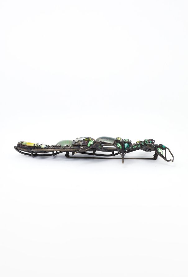 Vintage Fine Jewelry Embellished Dragonfly Brooch - 4