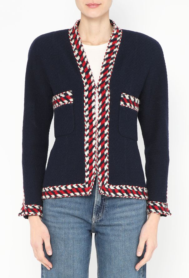Chanel Haute Couture F/W 1986 Bouclé Trim Ensemble - 4