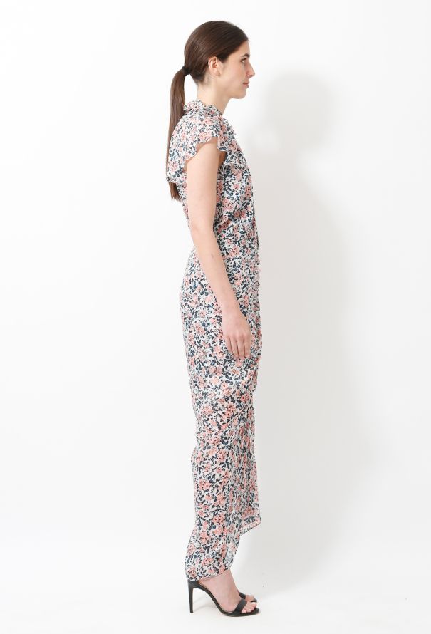Modern Designers Veronica Beard Ruched Floral Dress - 4