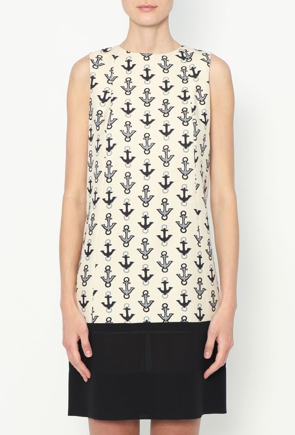 Balenciaga 2011 Anchor Printed Dress - 2