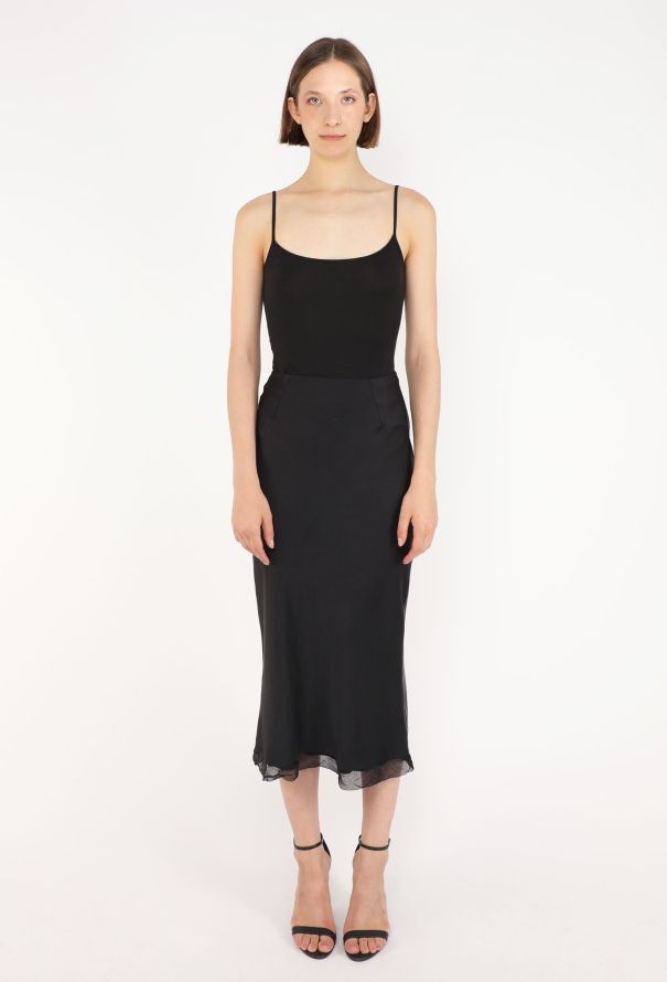 Céline Bias-cut Silk Skirt - 3