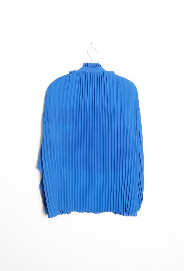 Balenciaga Resort 2017 Pleated Cut-Out Blouse - 9