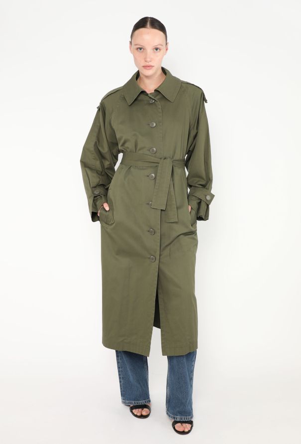 Saint Laurent '70s Classic Belted Trench Coat - 1