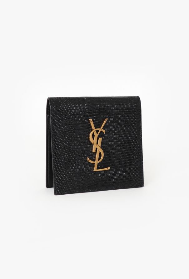 Saint Laurent F/W 2025 Show Invitation Leather Card Holder - 2