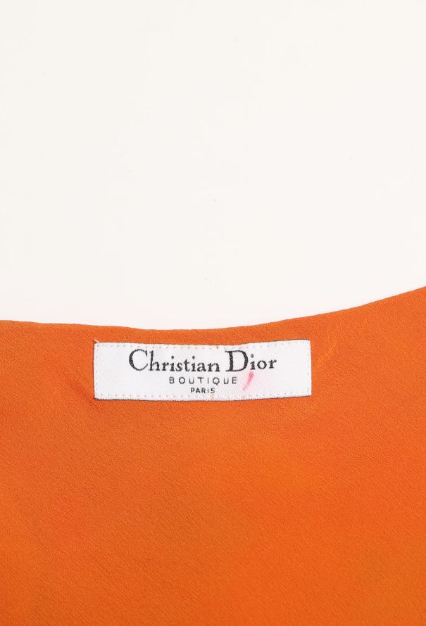Dior 2006 Ruffled Chiffon Top - 5