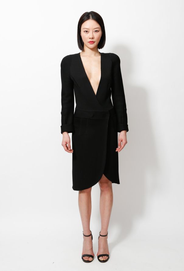 Balenciaga 2009 Wrap Knit Dress - 2