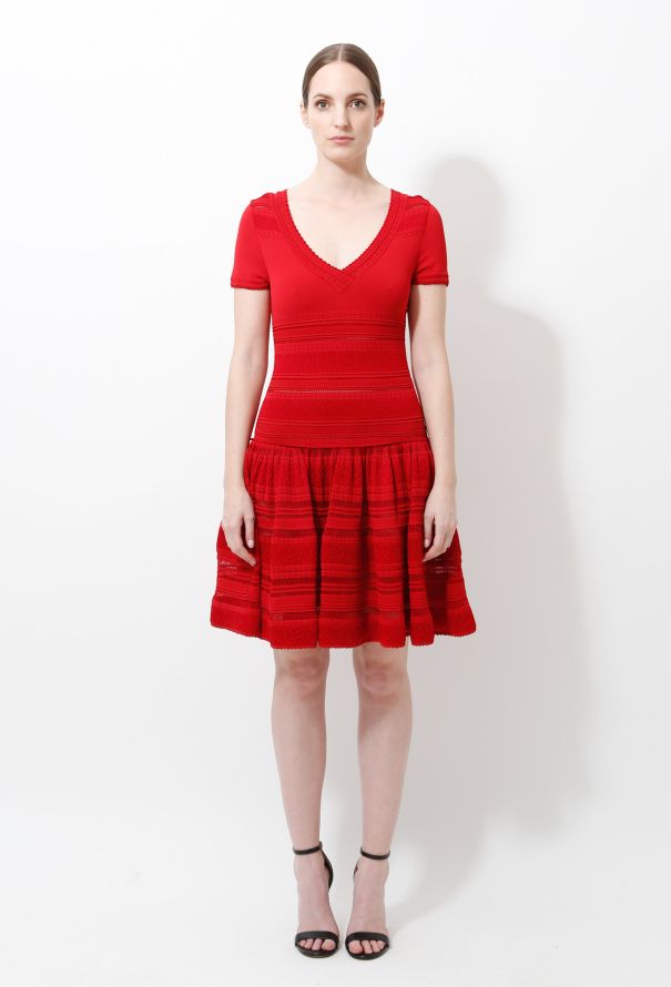 Alaïa Textured Ruffled Dress - 2