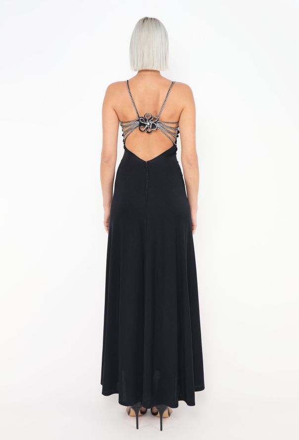 Azzaro COLLECTOR 1975 Strass Open-Back Gown - 6