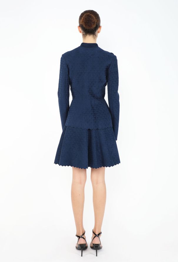 Alaïa Scalloped Chenille Skirt Ensemble - 6