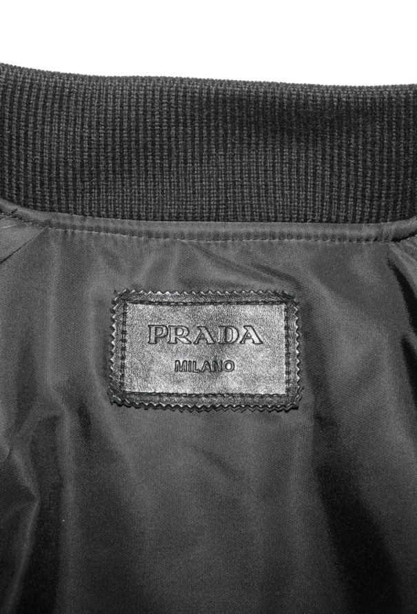 Prada Lambskin Bomber Jacket, 2021 - 7