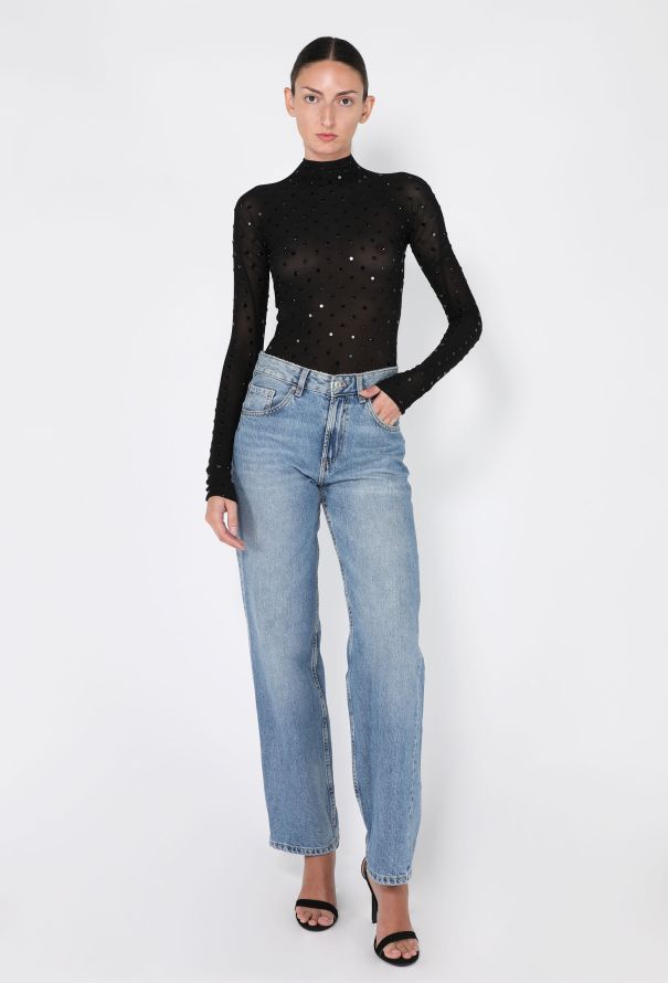 Alaïa Crystal Embellished Bodysuit, 2022 - 2